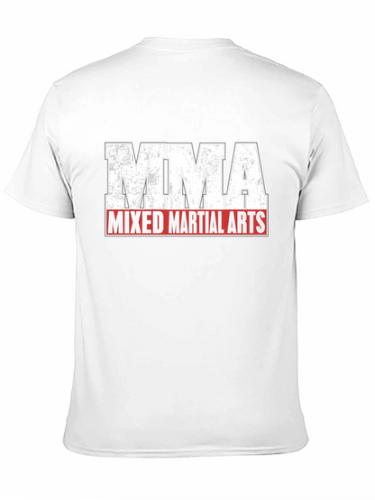 MMA Mixed Martial Arts Black Graphic T-Shirt