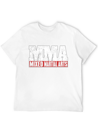MMA Mixed Martial Arts Black Graphic T-Shirt