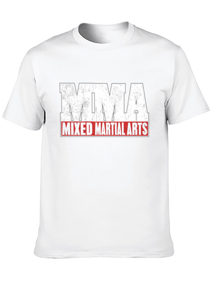 MMA Mixed Martial Arts Black Graphic T-Shirt
