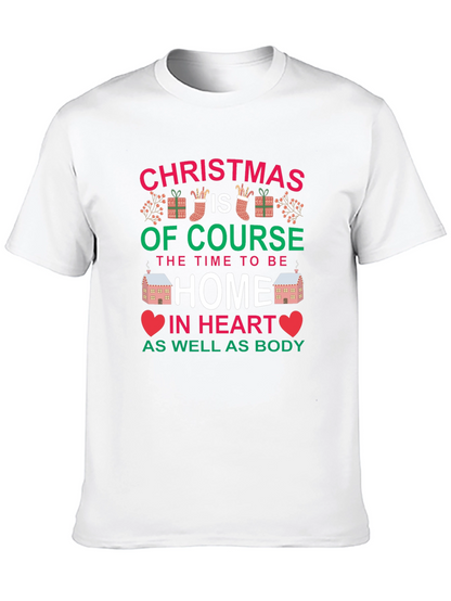 Christmas Home T-Shirt - Holiday Season Apparel