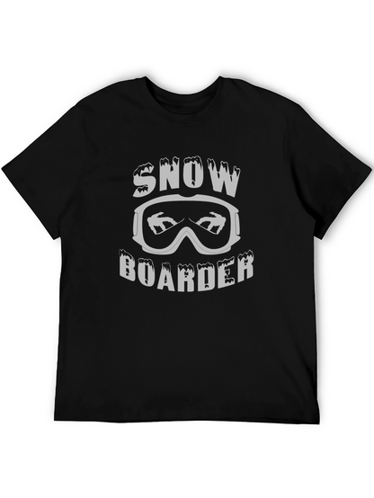 Snowboarder Graphic T-Shirt - Black
