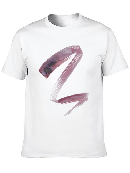 Abstract Art Black T-Shirt - Modern Casual Tee