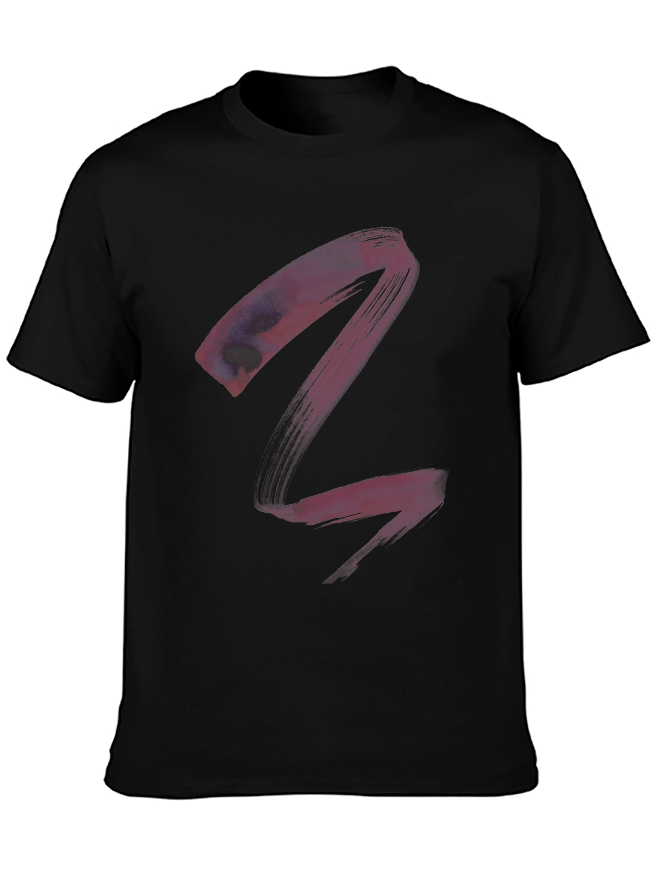Abstract Art Black T-Shirt - Modern Casual Tee