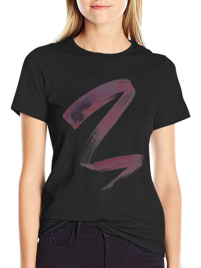 Abstract Art Black T-Shirt - Modern Casual Tee