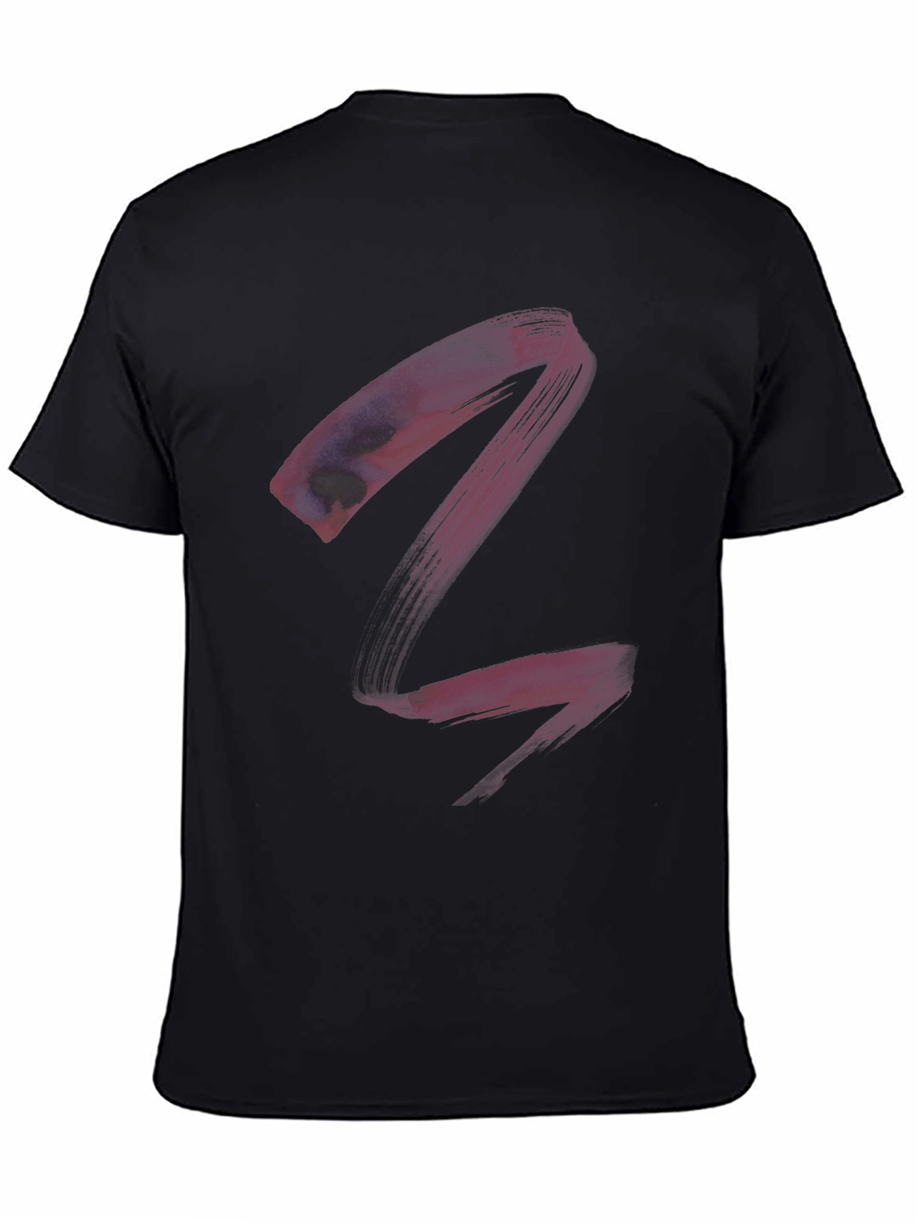 Abstract Art Black T-Shirt - Modern Casual Tee
