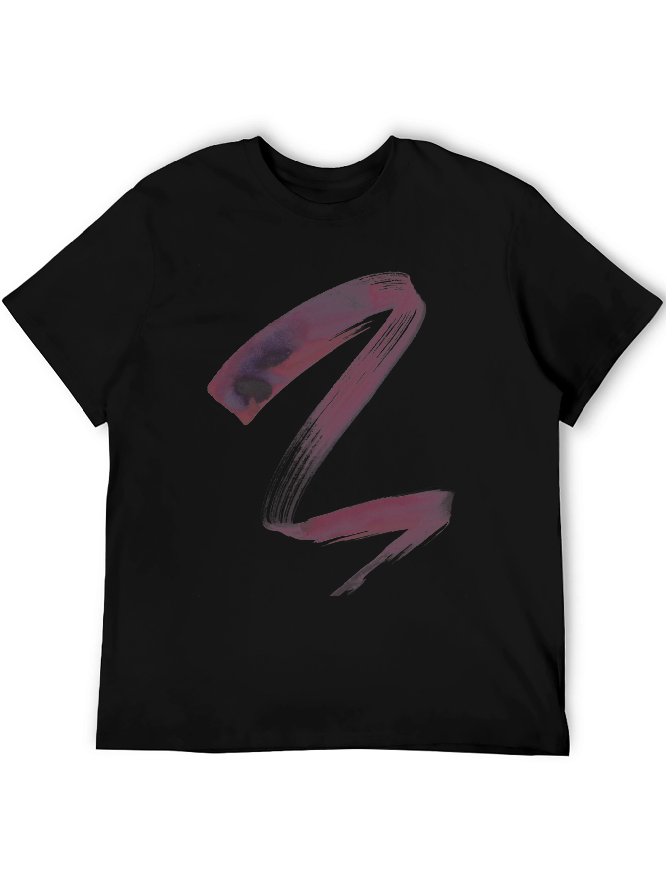 Abstract Art Black T-Shirt - Modern Casual Tee