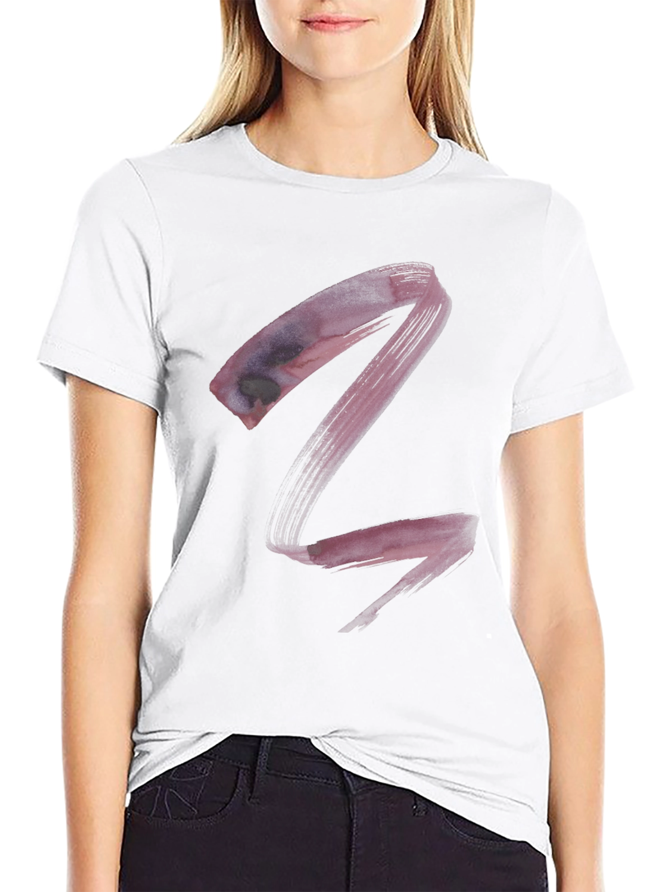 Abstract Art Black T-Shirt - Modern Casual Tee