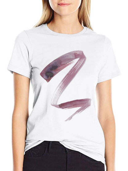 Abstract Art Black T-Shirt - Modern Casual Tee