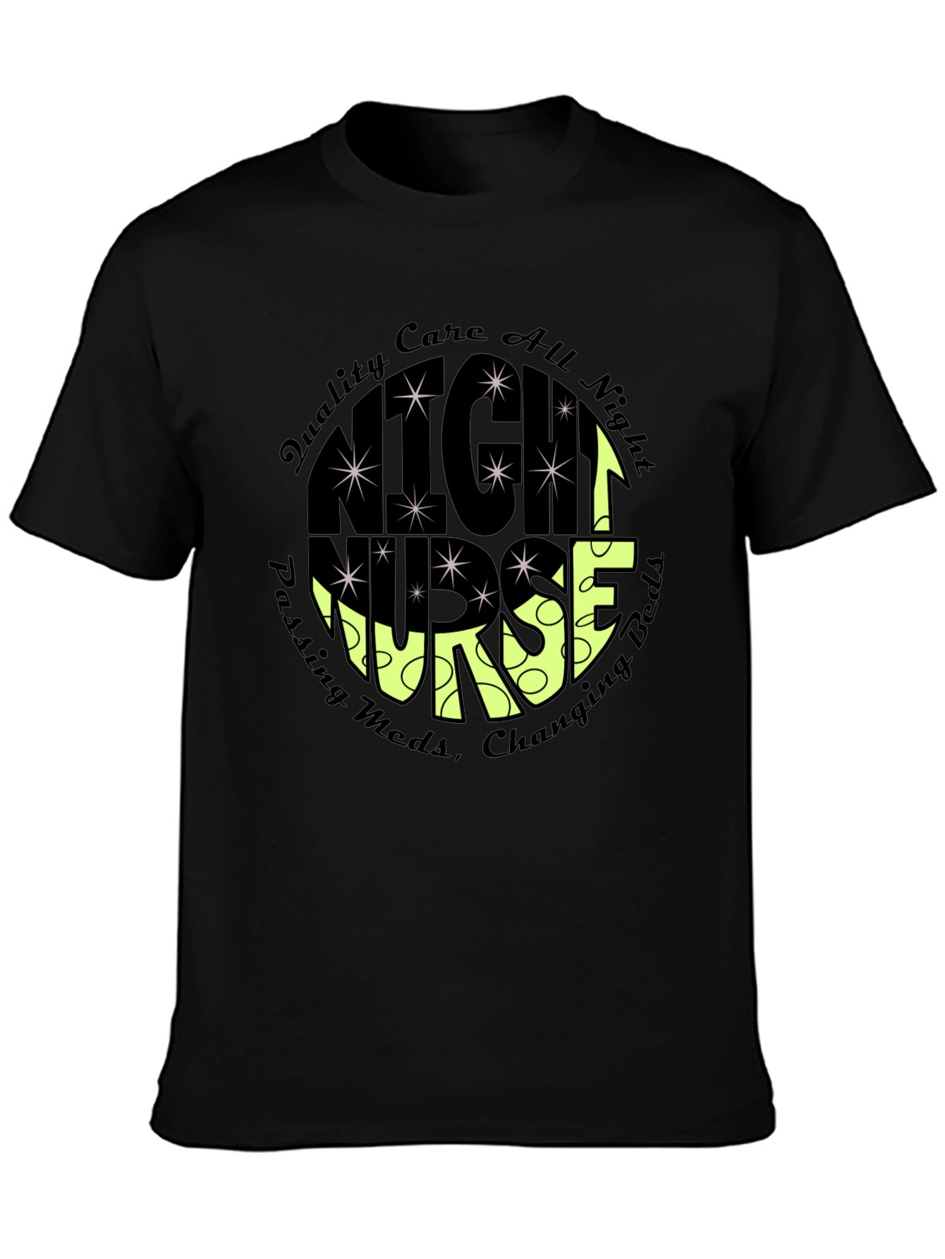 Night Nurse Graphic T-Shirt - Comfort and Style