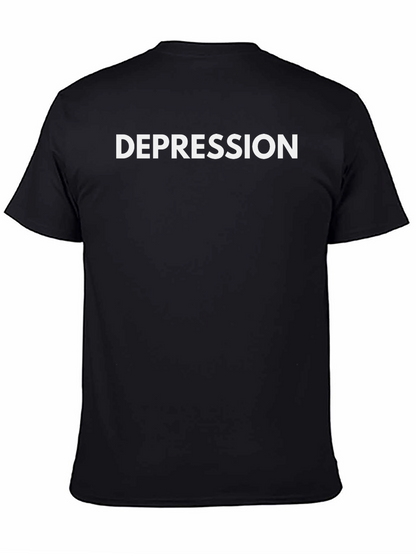 Depression Graphic Tee - Bold Statement T-Shirt