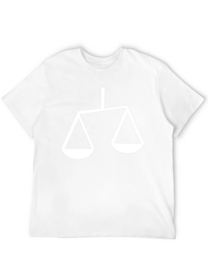 Scales of Justice Black T-Shirt