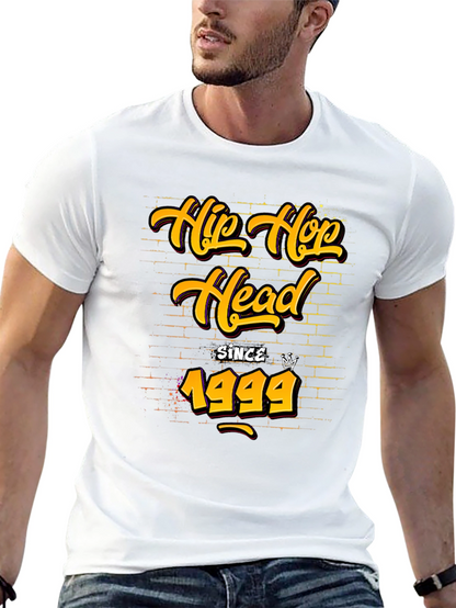 Hip Hop Head Since 1999 Black T-Shirt