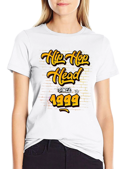 Hip Hop Head Since 1999 Black T-Shirt