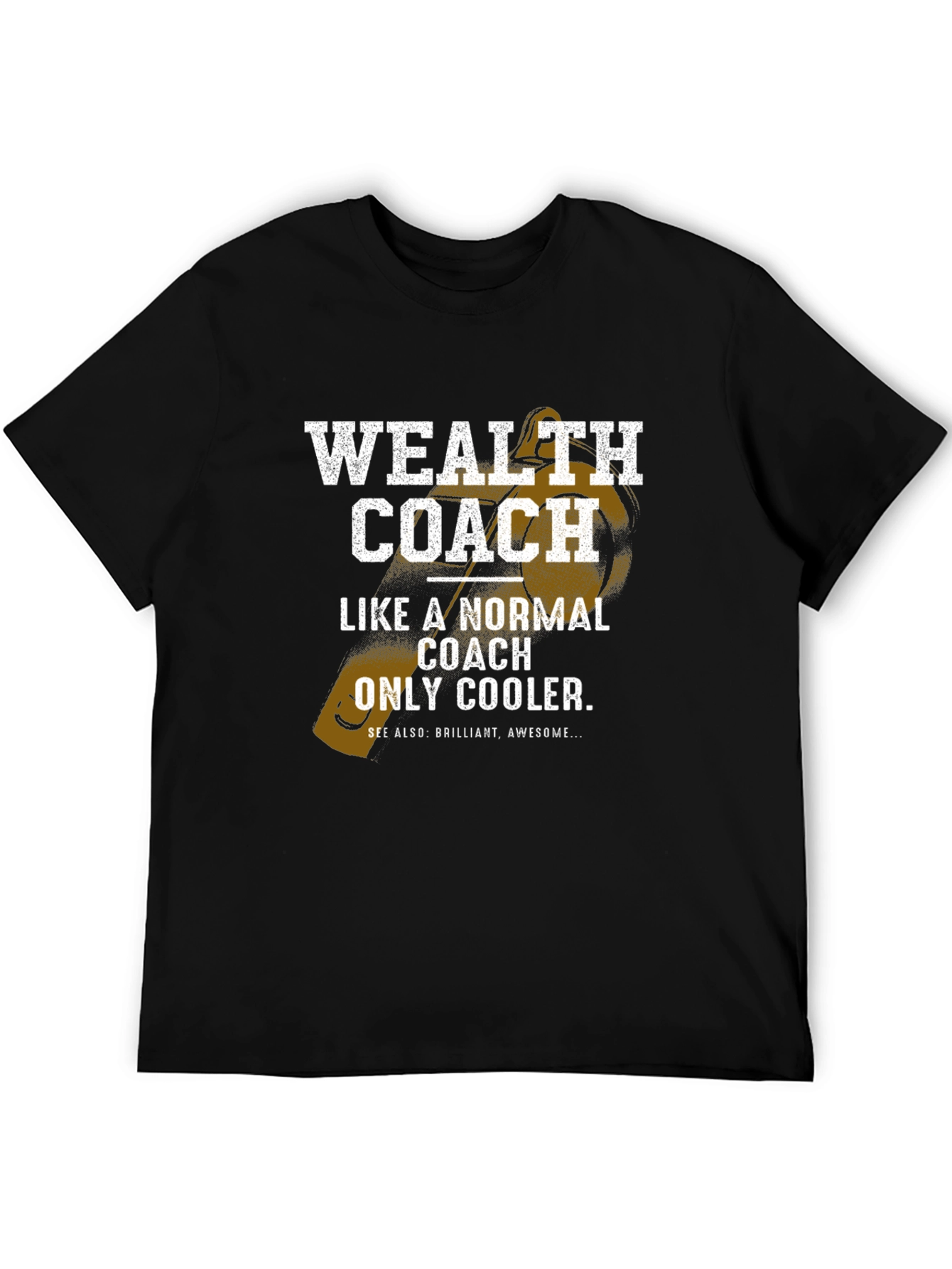 Wealth Coach Graphic T-Shirt - Funny Cool Coaching Tee