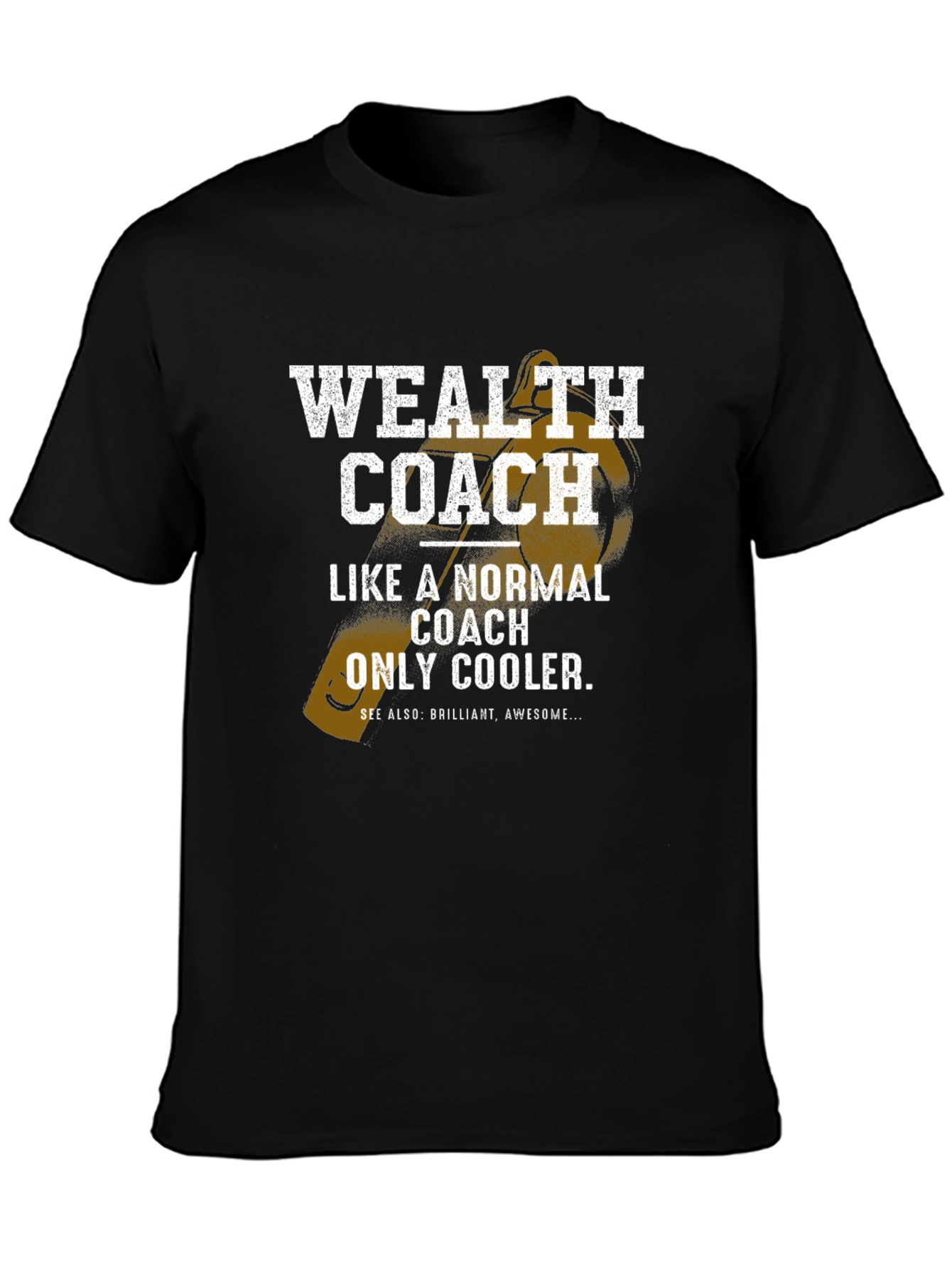 Wealth Coach Graphic T-Shirt - Funny Cool Coaching Tee