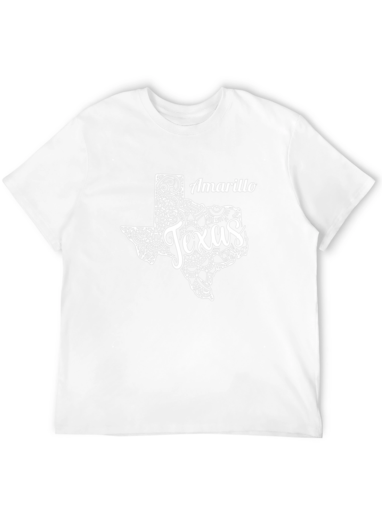 Amarillo Texas Graphic Tee - Black Cotton T-Shirt