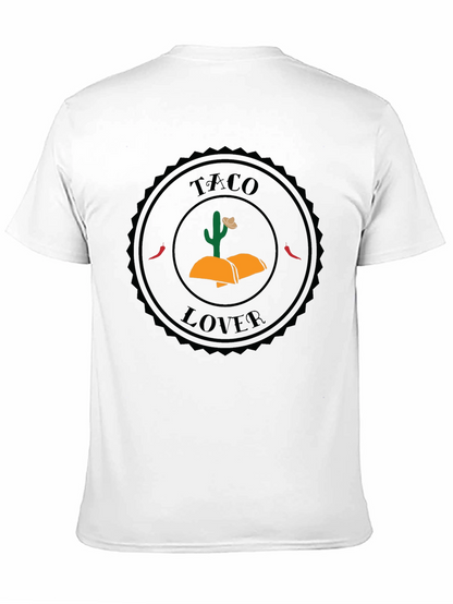 Taco Lover Graphic Tee - Black Crew Neck