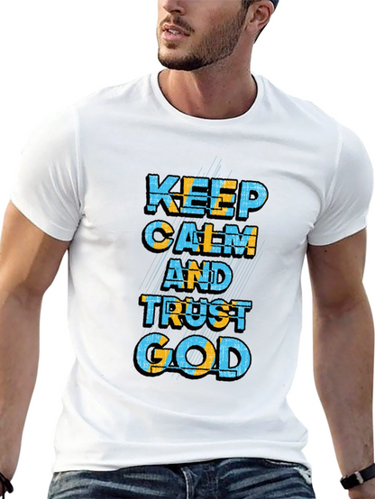 Keep Calm and Trust God Graphic T-Shirt