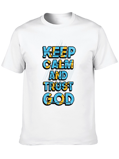 Keep Calm and Trust God Graphic T-Shirt