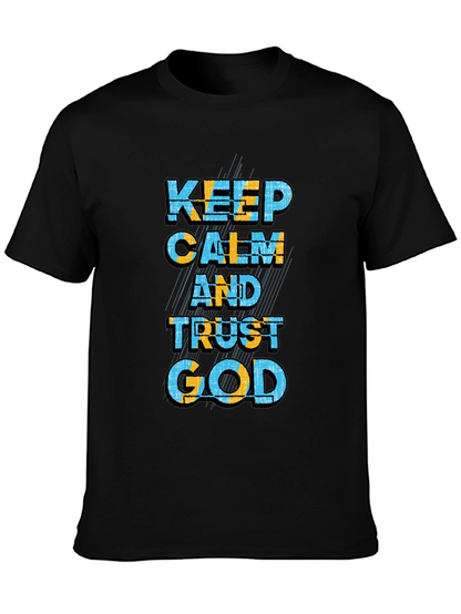 Keep Calm and Trust God Graphic T-Shirt
