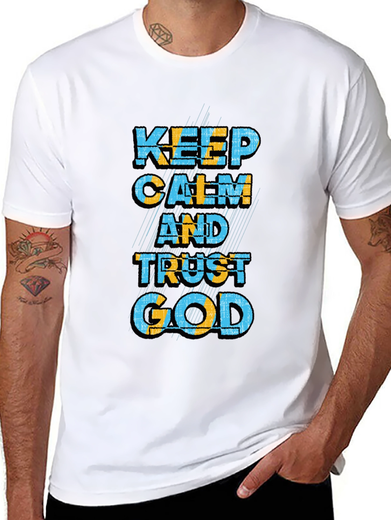 Keep Calm and Trust God Graphic T-Shirt
