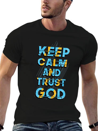Keep Calm and Trust God Graphic T-Shirt