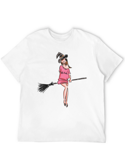 Witch Graphic T-Shirt - Halloween Tee