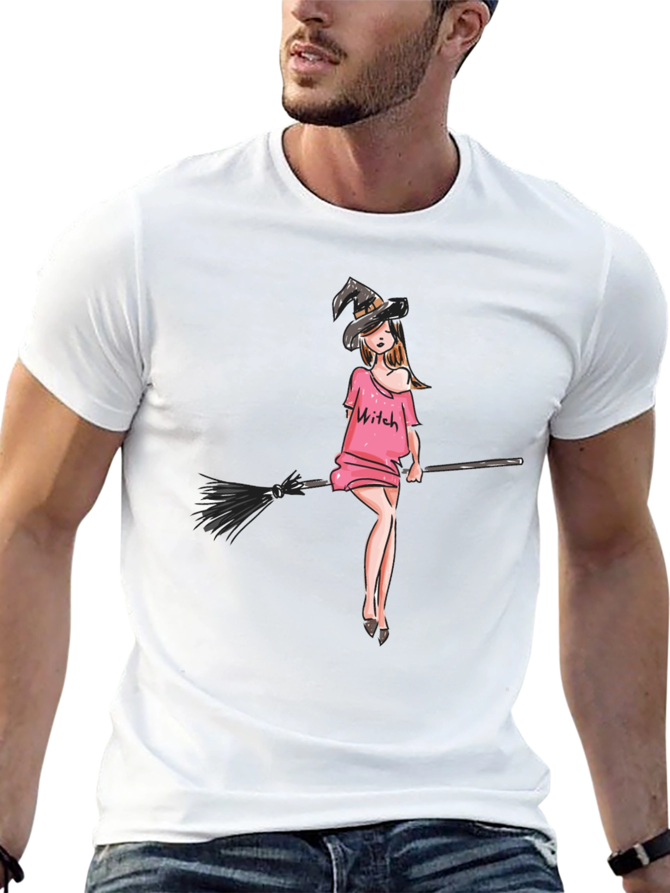 Witch Graphic T-Shirt - Halloween Tee