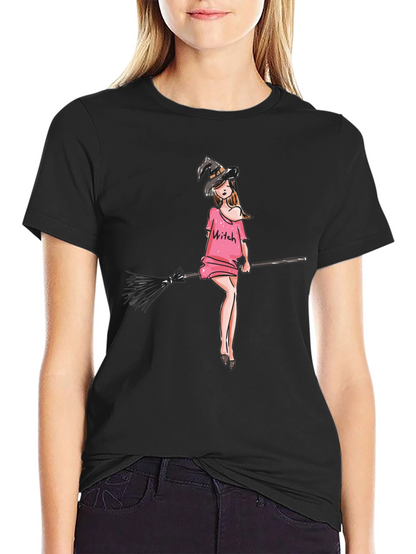 Witch Graphic T-Shirt - Halloween Tee