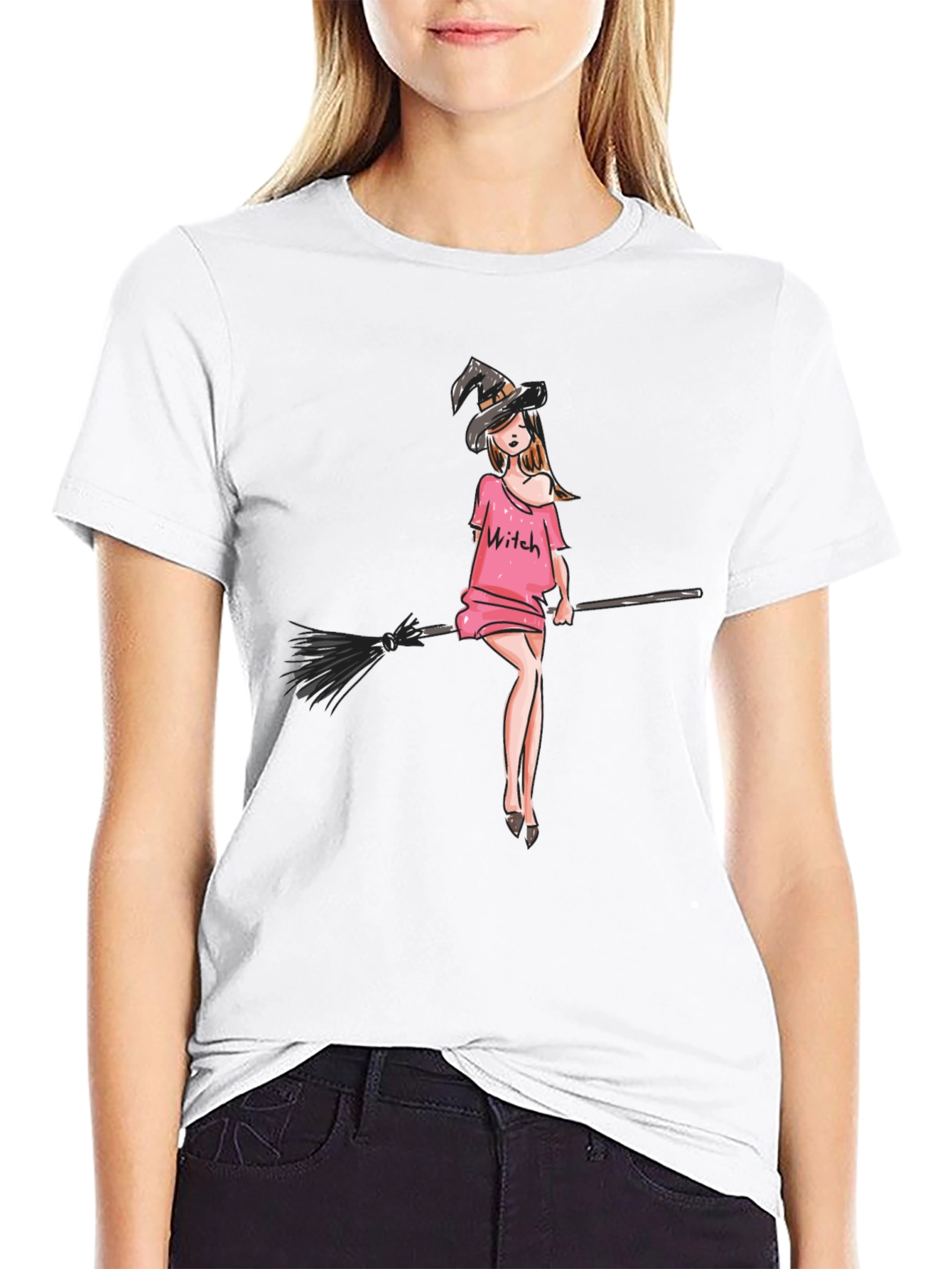 Witch Graphic T-Shirt - Halloween Tee