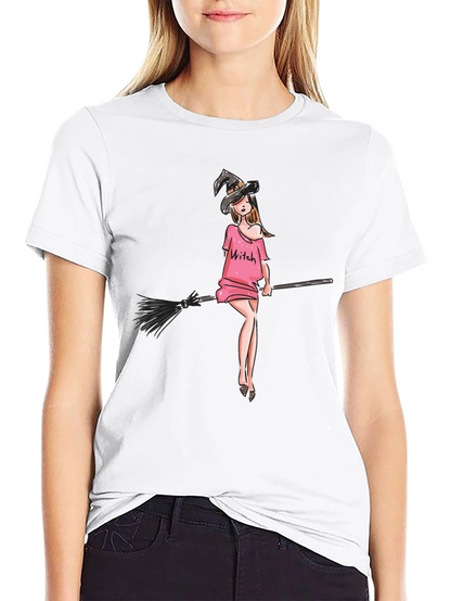 Witch Graphic T-Shirt - Halloween Tee