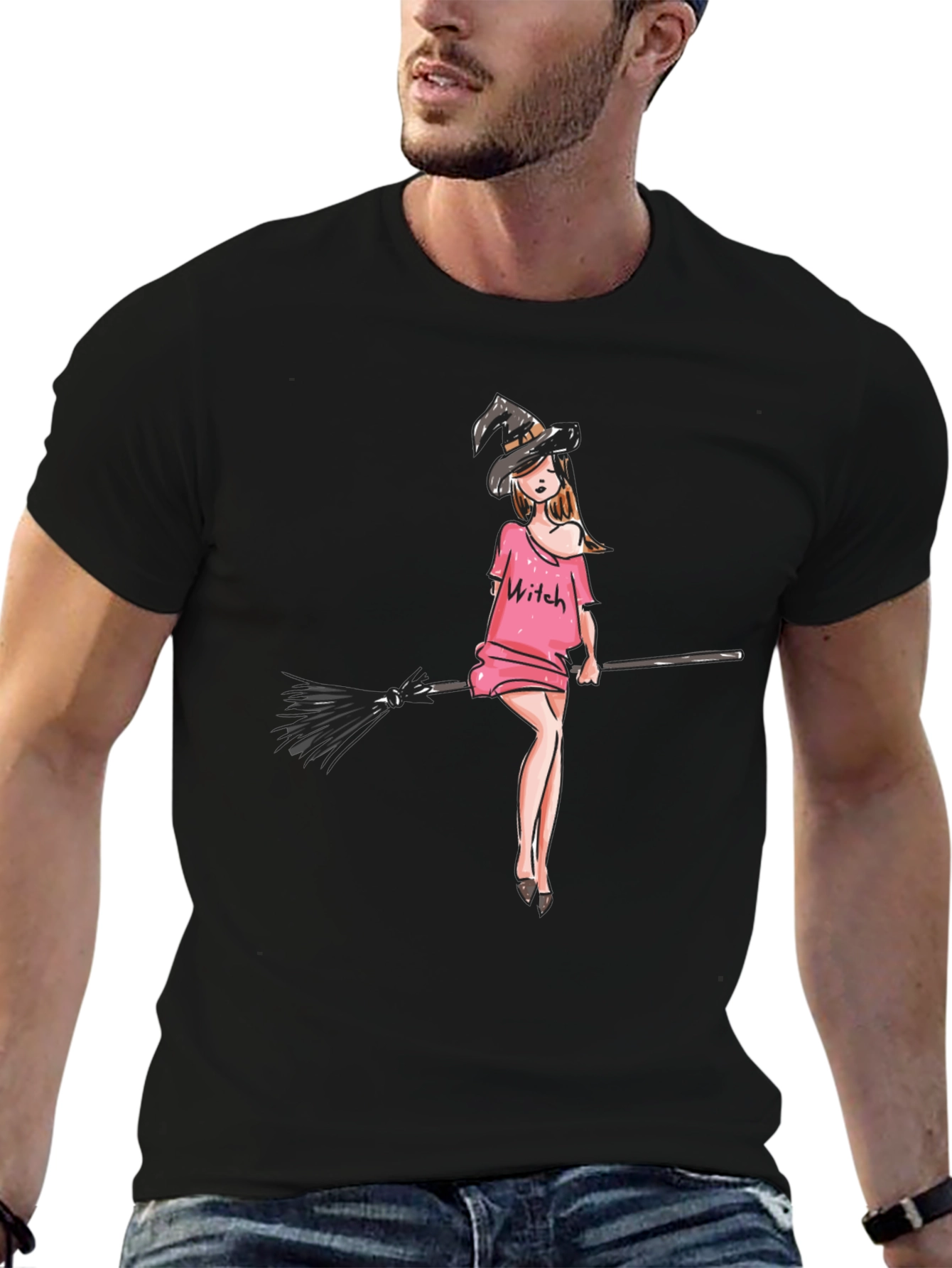 Witch Graphic T-Shirt - Halloween Tee