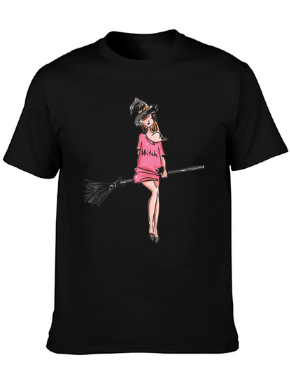 Witch Graphic T-Shirt - Halloween Tee