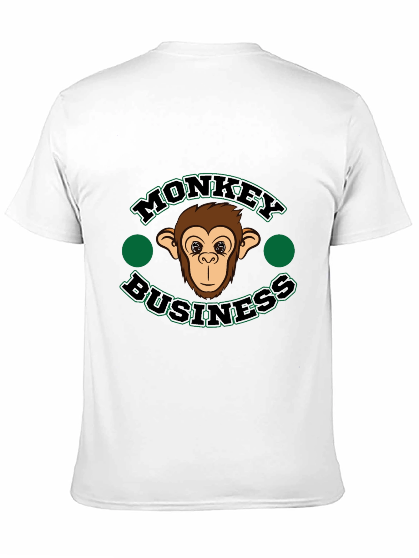Monkey Business Graphic T-Shirt - Black Cotton Tee