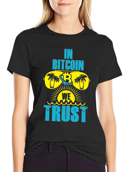 In Bitcoin We Trust T-Shirt - Cryptocurrency Tee