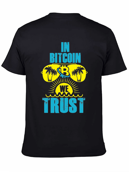 In Bitcoin We Trust T-Shirt - Cryptocurrency Tee