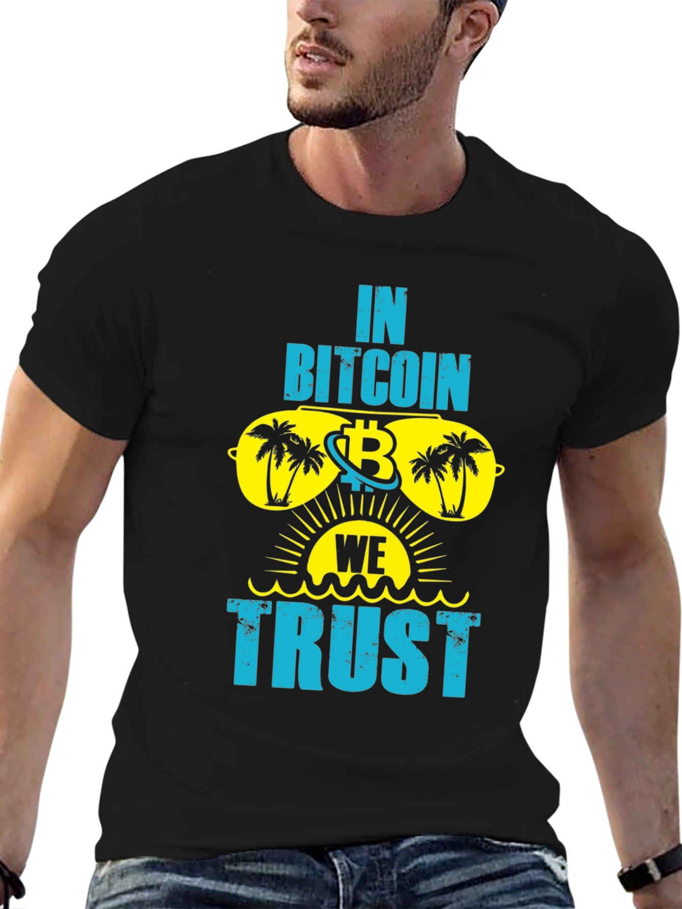 In Bitcoin We Trust T-Shirt - Cryptocurrency Tee