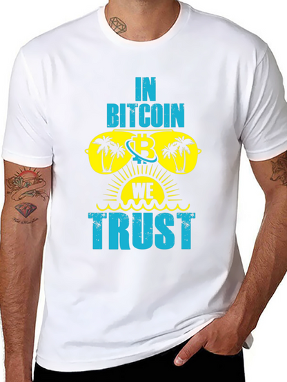In Bitcoin We Trust T-Shirt - Cryptocurrency Tee