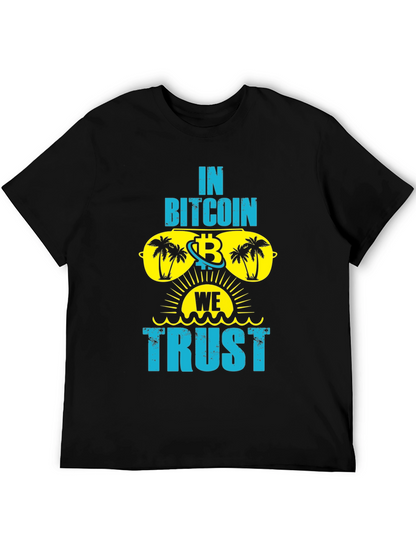 In Bitcoin We Trust T-Shirt - Cryptocurrency Tee