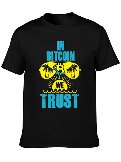 In Bitcoin We Trust T-Shirt - Cryptocurrency Tee
