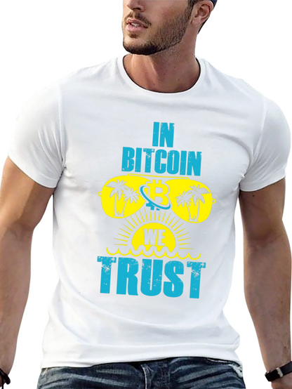 In Bitcoin We Trust T-Shirt - Cryptocurrency Tee