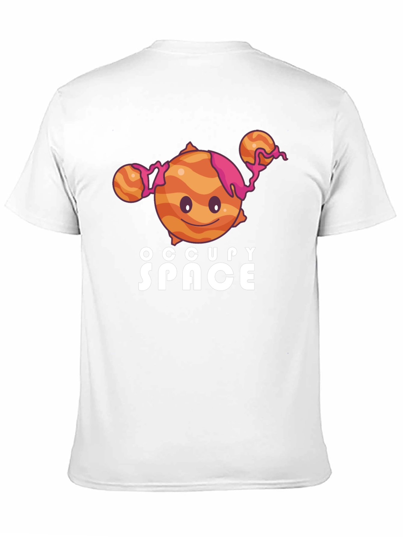 Occupy Space Graphic Black T-Shirt