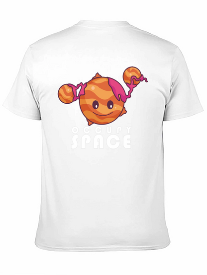 Occupy Space Graphic Black T-Shirt