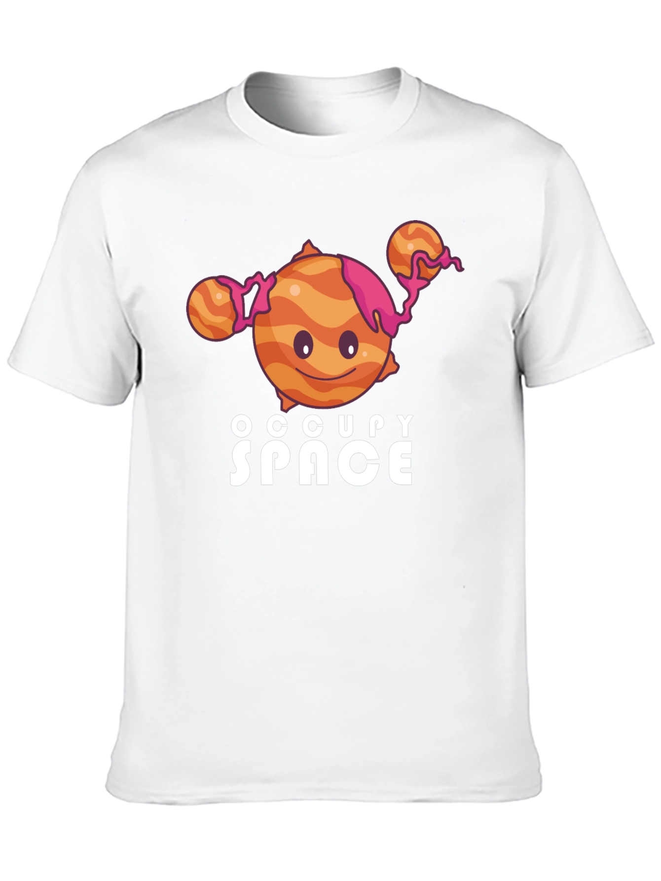Occupy Space Graphic Black T-Shirt