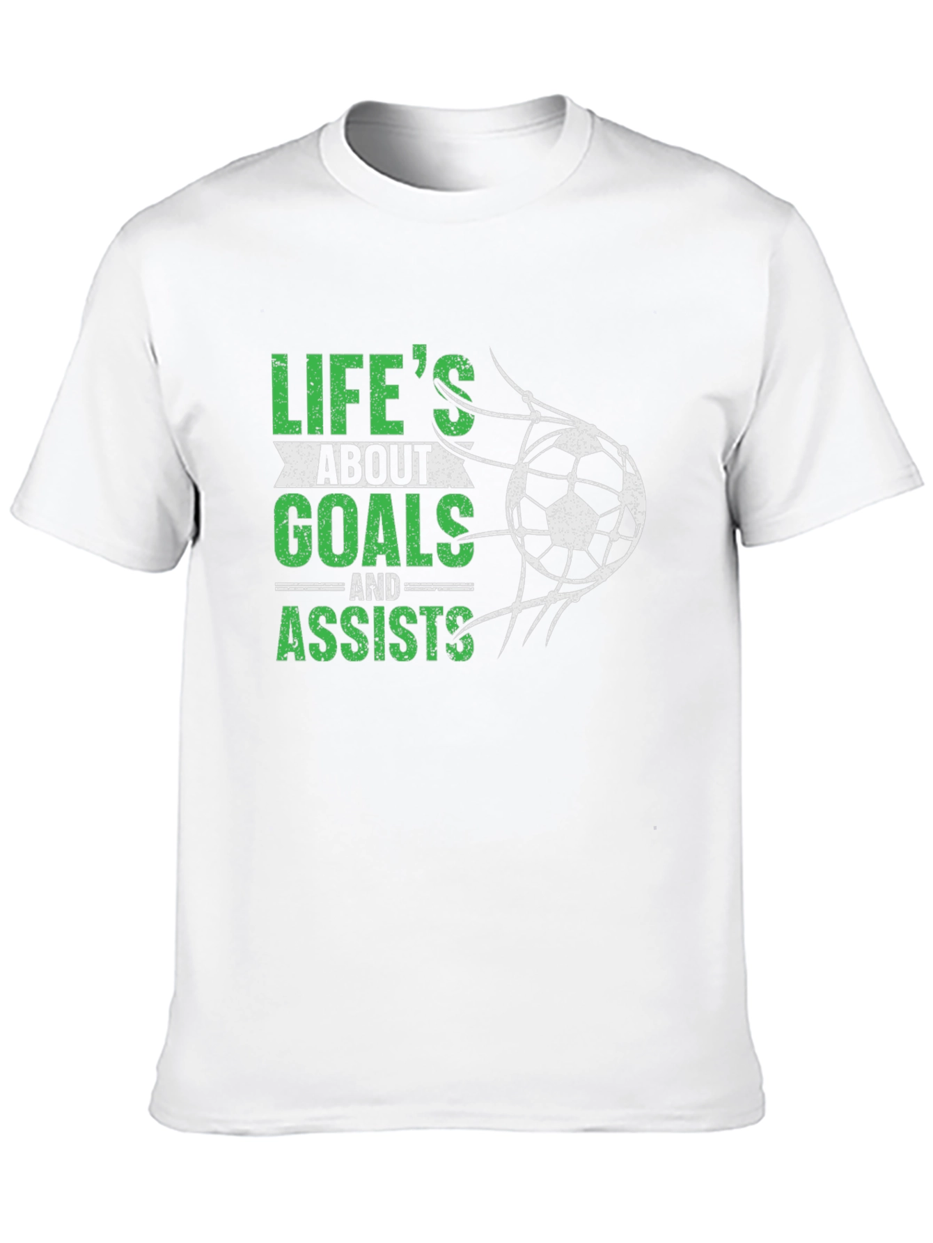 Lifes About Goals & Assists Soccer T-Shirt