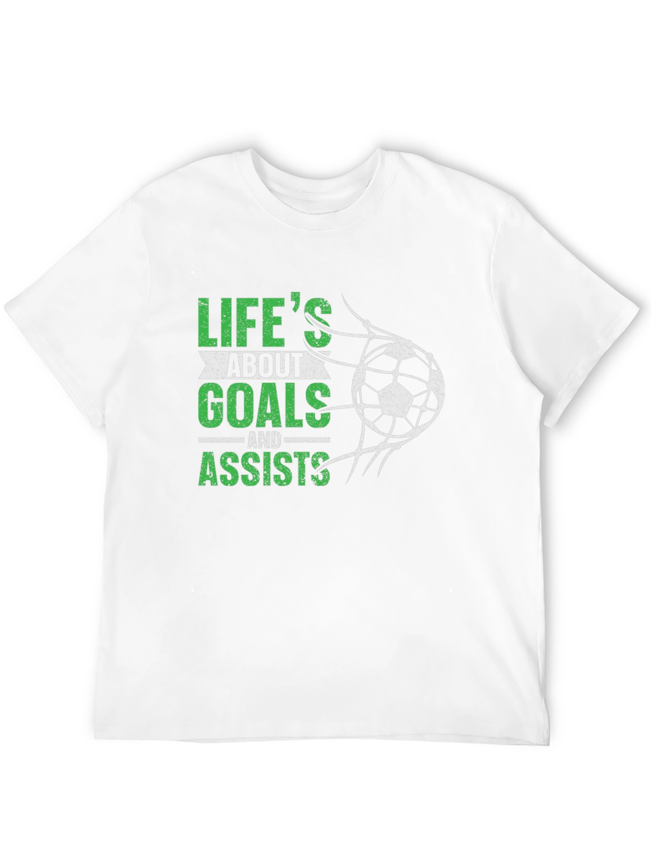 Lifes About Goals & Assists Soccer T-Shirt
