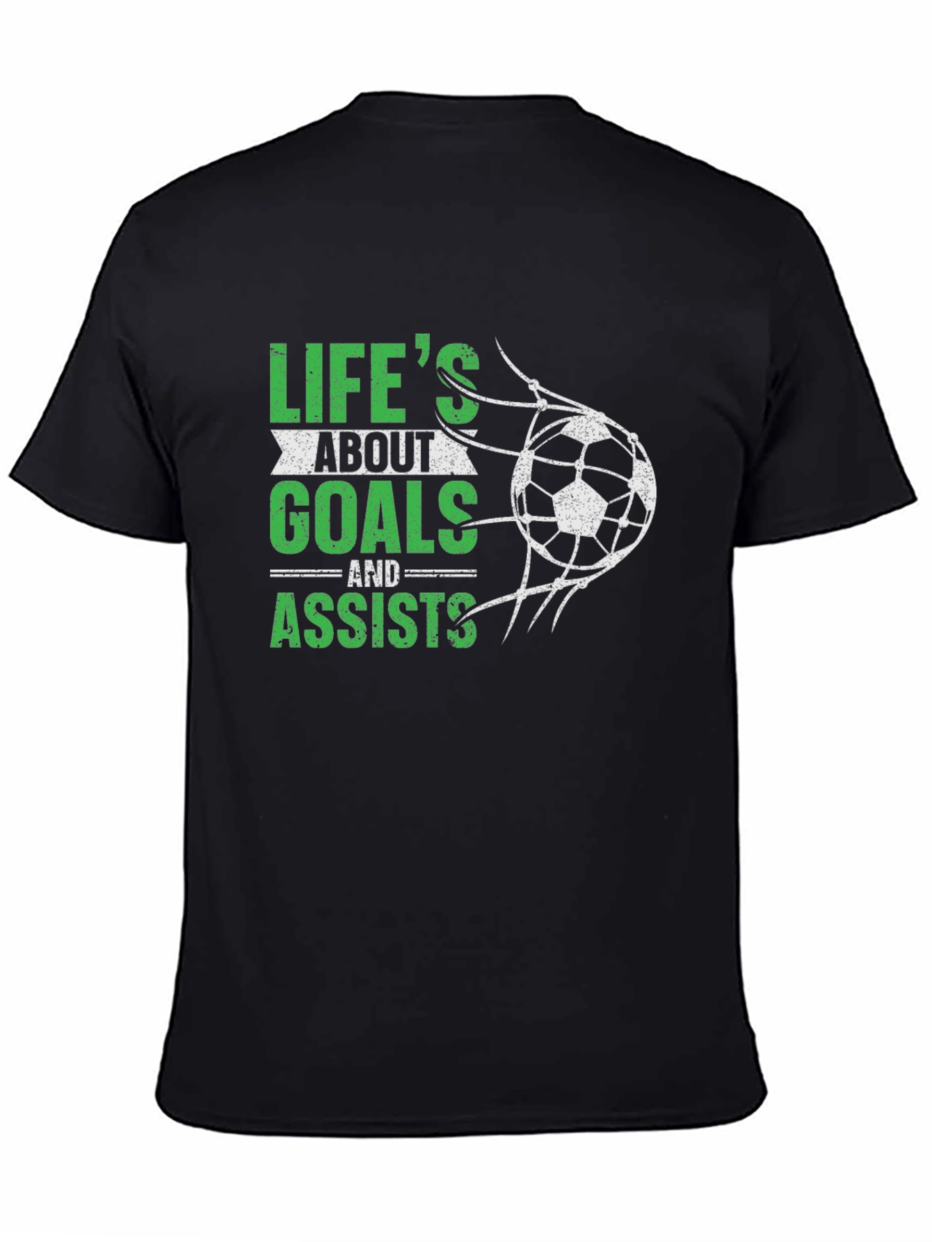 Lifes About Goals & Assists Soccer T-Shirt