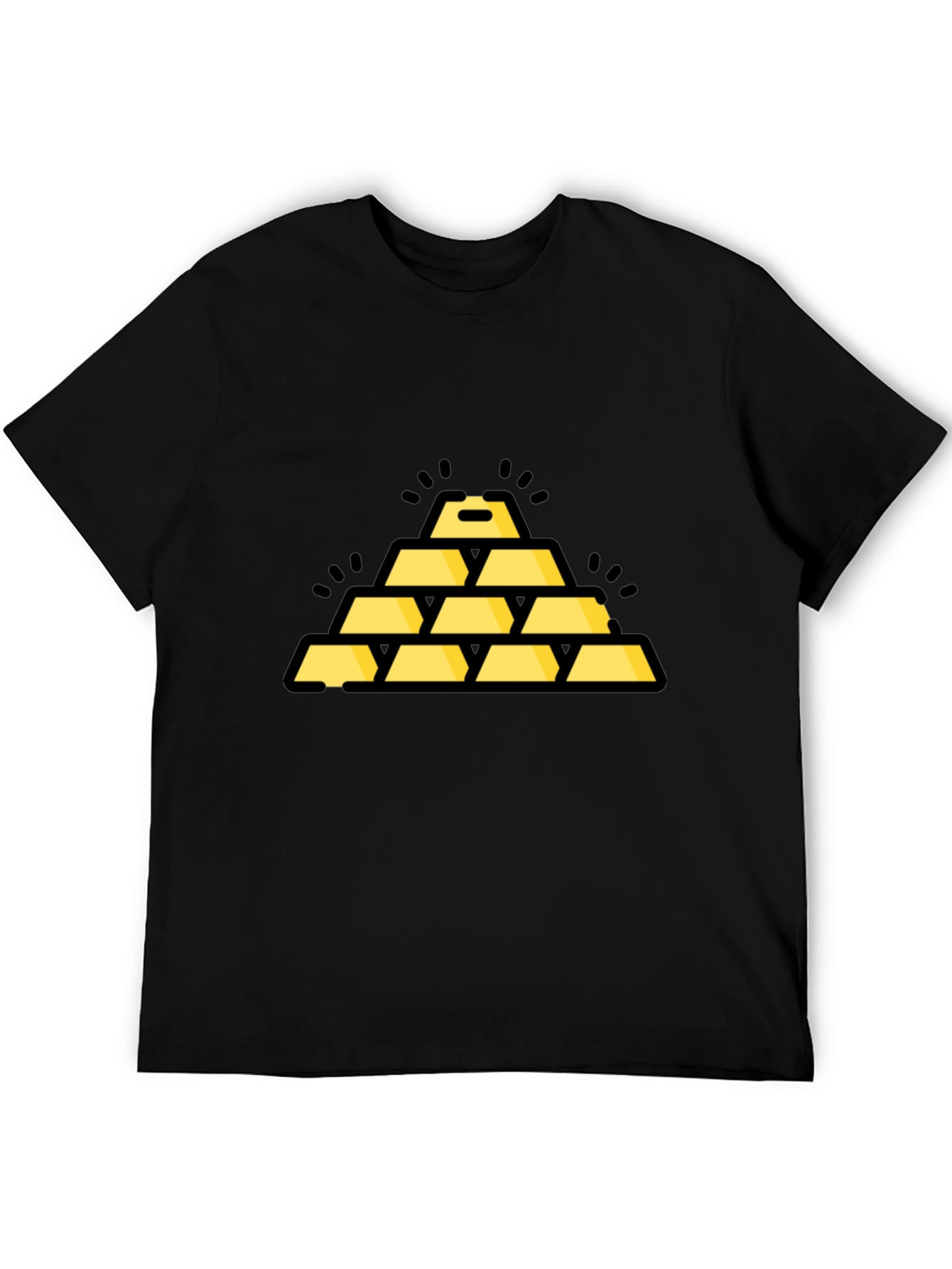 Gold Bar Stack Graphic Tee
