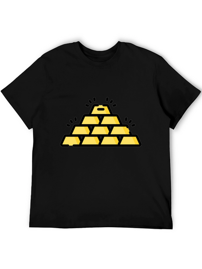 Gold Bar Stack Graphic Tee