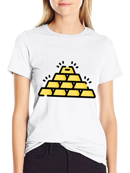 Gold Bar Stack Graphic Tee